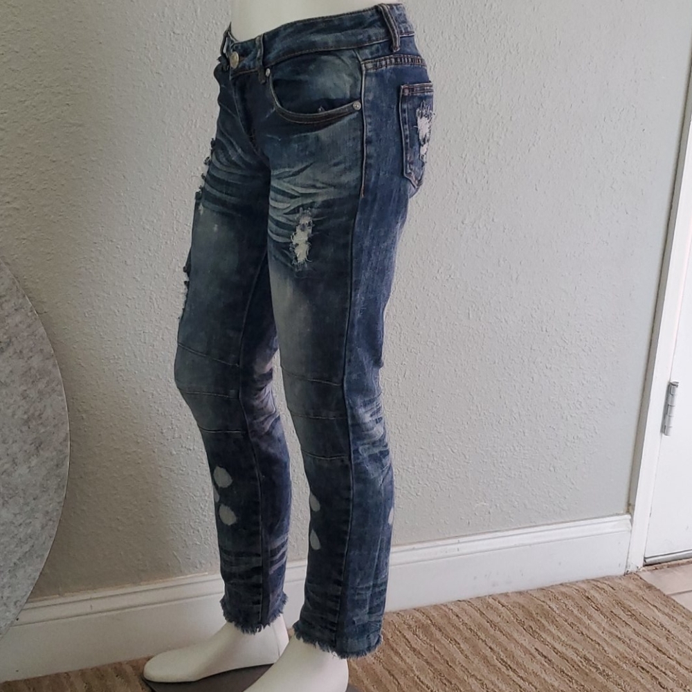 Kroix Designer Ripped jeans with pockets - Picture 4 of 13